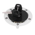 thumbnail image 4 of Tapa de tanque de combustible para motocicleta con 2 llaves para Suzuki GSX-R 600 GSX-R750 SV1000 Jadeshay  A, 4 of 9