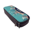 thumbnail image 6 of Lsque Let's go Travel Printed Big Capacity PU Leather Pencil Case Large Pencil Pouch Stationery Pen Bag Pencil Holder for Teen, 6 of 6