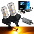thumbnail image 1 of Syneticusa 3157 Error Free Canbus Ready Yellow/Amber LED Front/Rear Turn Signal Light Bulbs DRL Parking Lamp No Hyper Flash All in One, 1 of 5