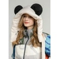 thumbnail image 2 of YooGuoGuo Women Winter Down Hat Windproof Waterproof Lightweight Hood Hat Hooded Scarf Hats Extra Warm Earflap Beanie Cap, 2 of 7