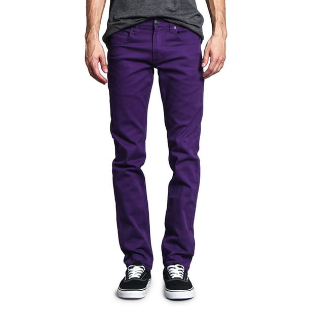 Victorious Men's Skinny Fit Stretch Jeans, Sizes up to 42W Walmart.com