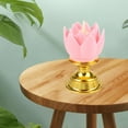 thumbnail image 6 of Lotus Lamp Battery Operated Exquisite Buddhist Supplies Pink, 6 of 7