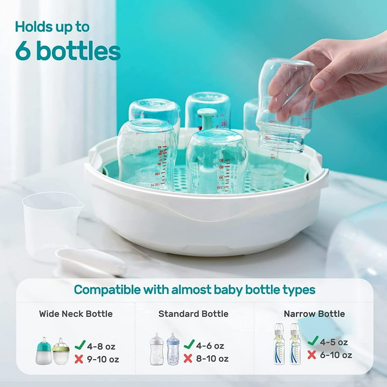 Microwave Steam Sterilizer For Baby Bottles Temperature, 41 OFF