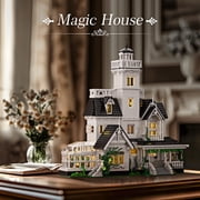 Magic House Building Blocks Kit Practical Owens House Model Decor Gift for Friends