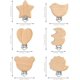 thumbnail image 2 of 12pcs kit de clip de chupete de madera natural, clip de chupete, clip de chupete animal bebé, material de clip de chupete de madera clip de chupete personalizado, 2 of 5