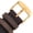 Dark Brown/Brown Stitch, variant on Retro Genuine Leather Watch Straps,20mm Replacement Watch Band with Stainless Steel Buckle