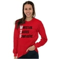 thumbnail image 4 of Meat Lover Deer Hunt Venison Hunting Plus Size Long Sleeve Graphic Tee Shirt Brisco Brands 3X, 4 of 5