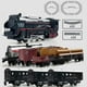 thumbnail image 5 of Bewildely Modelo de pista de plástico duradero para jóvenes entusiastas del tren, vías de ferrocarril, juguetes de tren eléctrico para niños Kits de construcción modelo Tipo C, 5 of 6