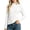 White, variant on DJDLJWCJ Big Girls Turtleneck Sweatshirt Solid Color Long Sleeve Pullover Stretch Soft Tops Black Size 10-11Years