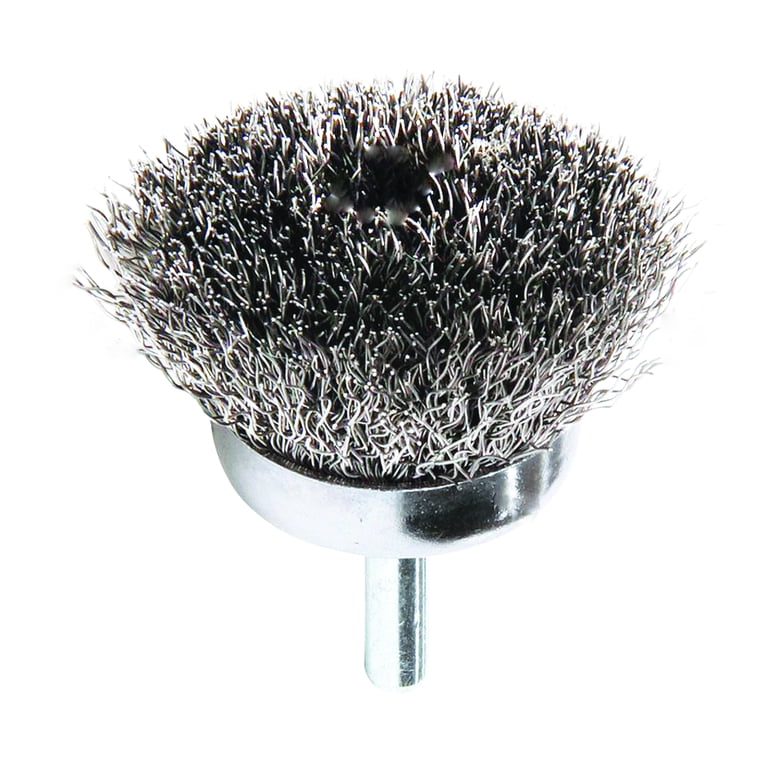 Robtec Crimped Wire Cup Brush, 1-3/4 x 1/4 Shank