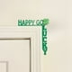 thumbnail image 1 of Fiudx Marco de Puerta Del Día de San Patricio, Decoración Irlandesa de Madera para Esquina de Pared, Decoración Festiva para El Hogar y La Oficina, Diseño Verde y Dorado, Ideal para Uso En Interiores, 1 of 6