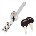 thumbnail image 3 of 2X Cerradura de Vitrina Cerradura para Puerta Corrediza de Vidrio Cerradura de Trinquete Cerradura del Gabinete de Vidrio de Seguridad con 4 Llaves, 3 of 7