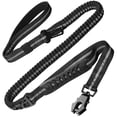 thumbnail image 1 of Correa para perro TINMARDA, resistente, absorbe los golpes de 4 a 6 pies, negra, 1 of 7