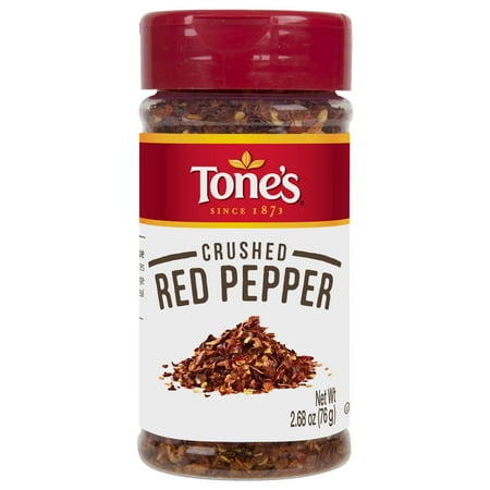 (4 Pack) Tone's Crushed Red Pepper, 2.68 oz (Best Crushed Red Pepper)