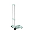 thumbnail image 4 of Platform Cart Heavy Duty Collapsible Solid Construction Trolley Luggage Cart for 2 wheels light green, 4 of 9