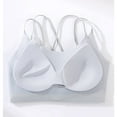 thumbnail image 5 of Fancifize Women Wirefree Bras Seamless T-Shirt Bra Ultra Thin Padding Bralette No Show Invisible Bra For Office Wear, 5 of 9