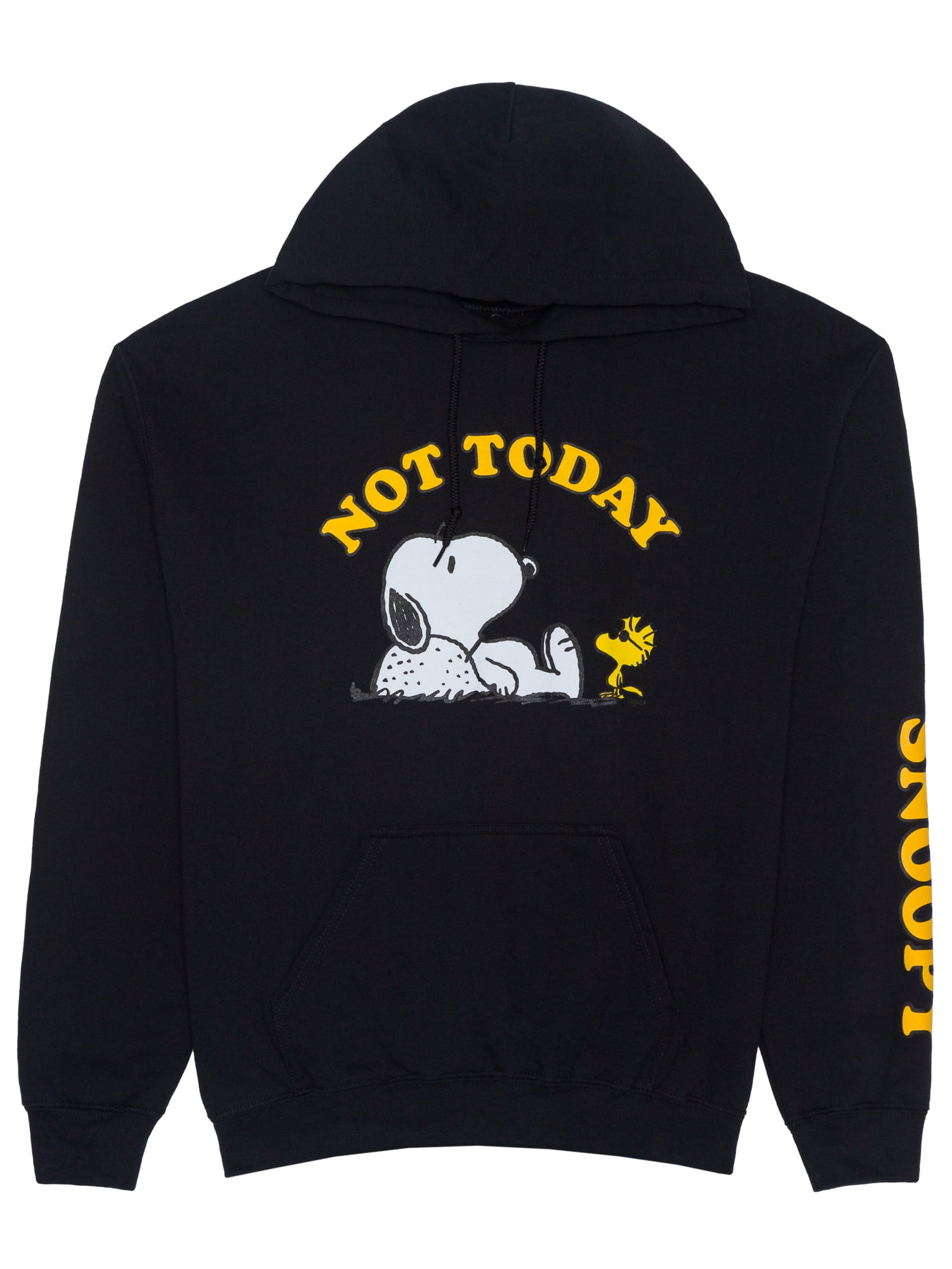 Snoopy Not Today Men's and Big Men's Graphic Hoodie with