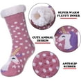 thumbnail image 5 of Kids Slipper Socks Boys Girls Fuzzy Soft Thick Cozy Warm Fleece lined Winter Indoor Christmas Socks, 5 of 6