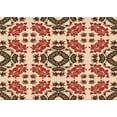 thumbnail image 1 of Ahgly Company Machine Washable Indoor Rectangle Transitional Tomato Red Area Rugs, 2' x 5', 1 of 7