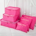 thumbnail image 2 of 6Pcs/Set Travel Storage Bag for Clothes Luggage Packing Cube Organizer Suitcase, 2 of 7