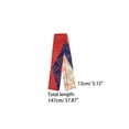 thumbnail image 3 of INSPIRAR CHIC Bufanda Larga Fina de Cadena con Rayas y Lunares para Mujeres, Pañuelo para el Cuello, Diadema Roja 147*13cm/57.87*5.12"(L*W), 3 of 7