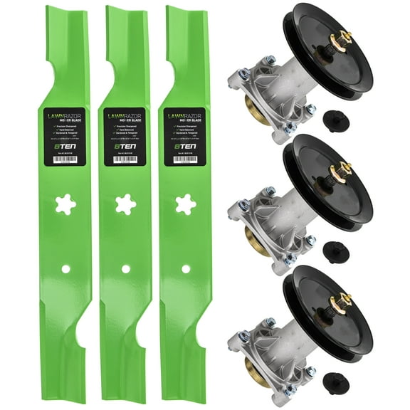 8TEN Blade Spindle Kit for Husqvarna 587819701 532187256 54-inch MK1009713