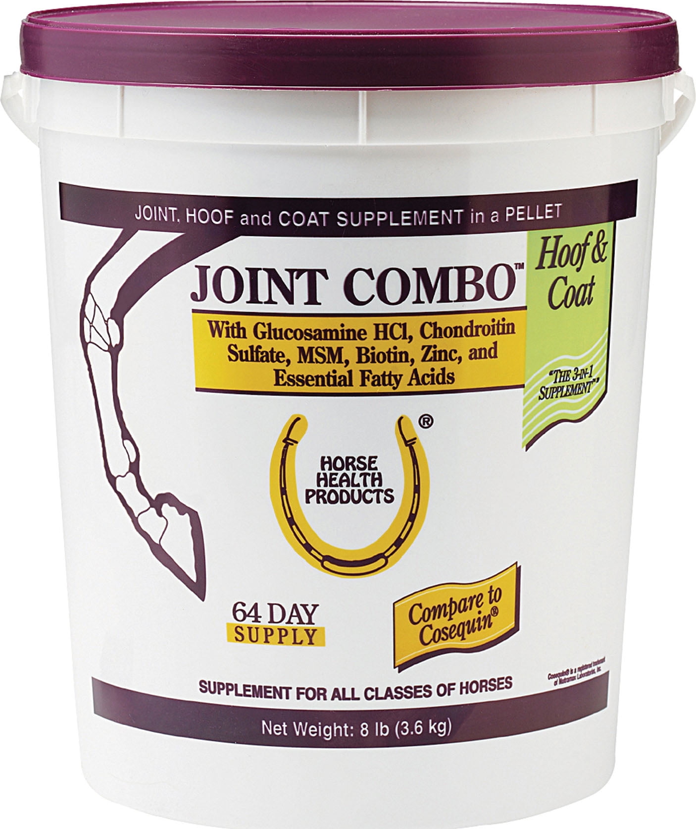 Horse Health Products Joint Combo Hoof & Coat Supplements, 8 lbs