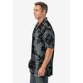 thumbnail image 3 of Men's Big & Tall Tropical Rayon Short-Sleeve Shirt, 3 of 6