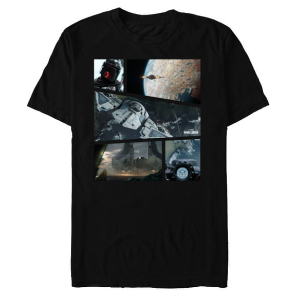 Star Wars The Mandalorian Season 3 Bo-Katan Gauntlet Battle - Short Sleeve Blended T-Shirt for Adults - Customized-Black