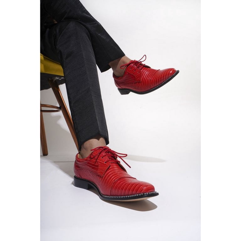 LIBERTYZENO Mens Finest Leather Lace Up Oxford Dress Shoes  display picture 2