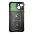 thumbnail image 2 of TopSave Camera Cover & Kickstand Shockproof Heavy Duty Protective with Magnetic Car Mount Holder Case For iPhone 14 Plus (6.7"), Green, 2 of 3