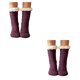 thumbnail image 3 of Sonducket 4 Uds. Medias hasta el muslo de invierno JK estilo pijo calcetín largo botas medias mujeres calcetines hasta la rodilla para diario Violeta 2Conjunto, 3 of 6