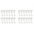 thumbnail image 1 of LEEYNEER 2.5 Inch Valance Clips Window Blind Clips Clear Plastic Valance Retainer Holder Hidden Valance Clips(24 Pieces), 1 of 4