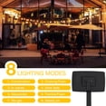 thumbnail image 6 of VOLIVO Solar Outdoor String Lights, 100FT S14 String Lights with 24 Shatterproof Bulbs, Waterproof Hanging Patio Lights for Porch, Patio, 6 of 8