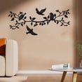 thumbnail image 5 of JUMRHFAN Set of 4 Black Metal Tree Wall Decor Metal Bird Art, Wrought Iron Wall Art for Home Kitchen Patio Bedroom, 5 of 8