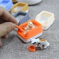 thumbnail image 5 of Miniature Dollhouses Pet Set 1/12 Scale Realistic Pet Accessories for Creative Play and Collectors, 5 of 9