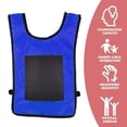 thumbnail image 3 of 1 chaleco de jersey adhesivo para niños, chaleco de jersey adhesivo para lanzar pelotas, juguetes deportivos para exteriores, azul, 3 of 5