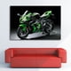 thumbnail image 4 of Cuadros de motos Kawasaki Ninja Green Superbike, pósteres decorativos en HD, imágenes artísticas de pared, pinturas en lienzo, decoración del dormitorio y el hogar, 4 of 5
