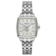 Womens DS Prime C028-310-61-116-00 Silver Strap with White Mother-of-Pearl and Silver Dial Stainless Steel Watch