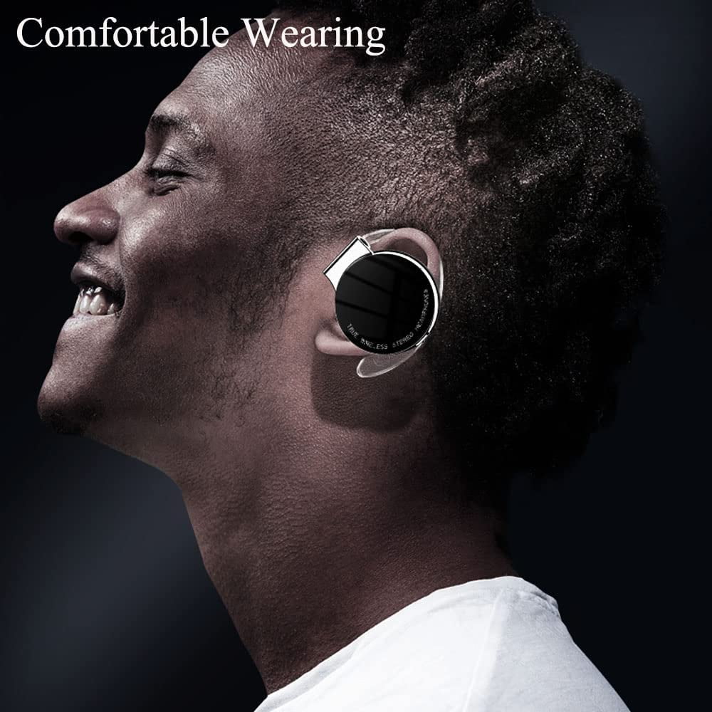 Ear-hook Wireless Earphones TWS Bluetooth Earbuds for Samsung Galaxy A15 5G/A24/A25 5G/A34 5G/A35 5G/A54 5G/A55 5G - Over the Ear Headphones True Wireless Stereo Charging Case Hands-free Mic