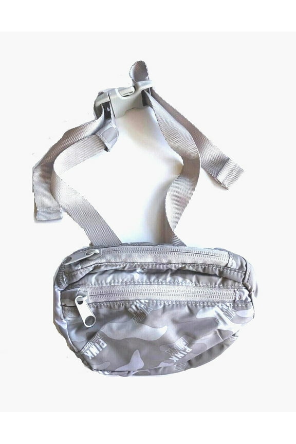 Pink Fanny Pack Color Gray Camo New