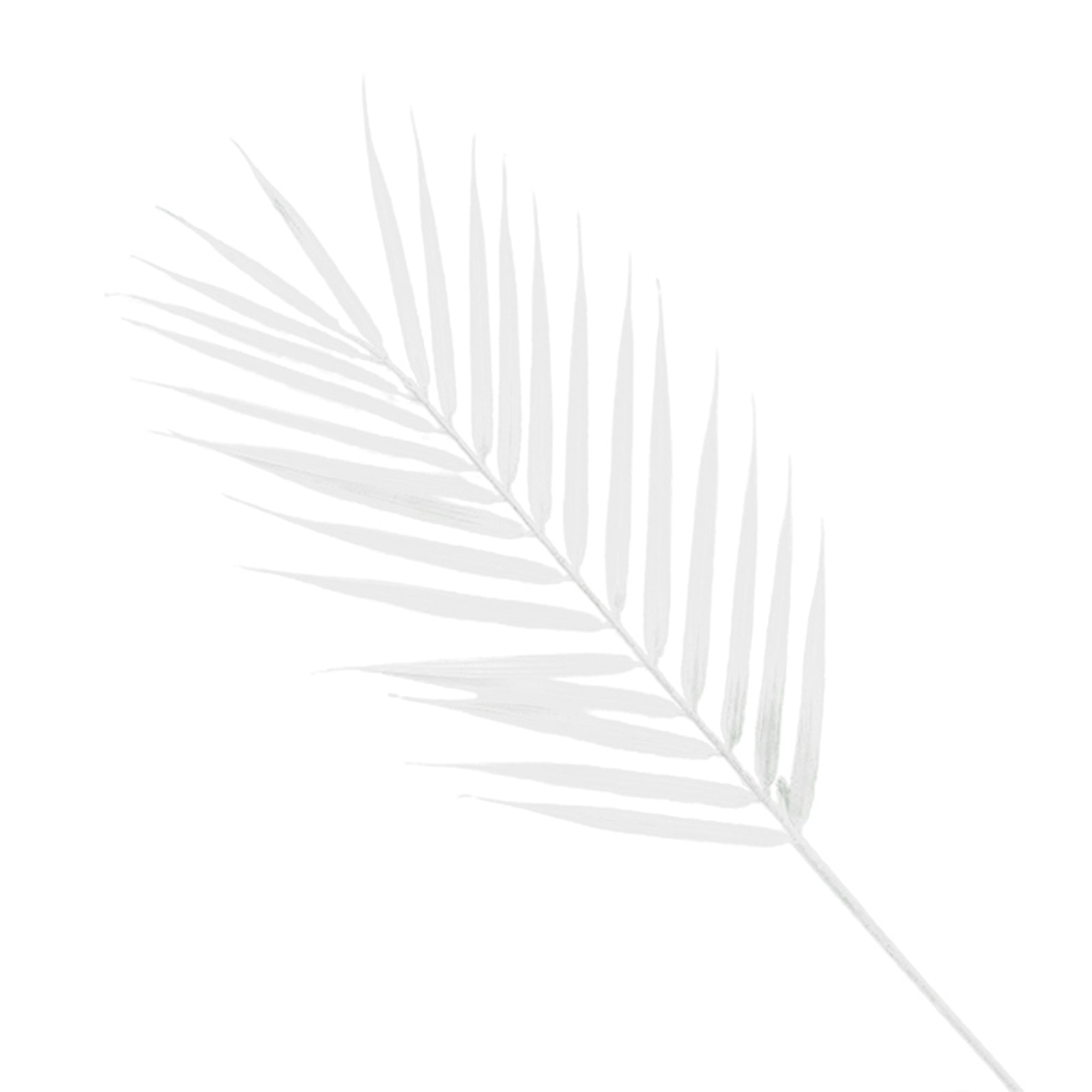 Yesbay Artificial Plants Tropical Realistic Plastic Palm Leaf for