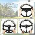 thumbnail image 6 of ZUXONGSY Gray Leopard Print Golf Cart Steering Wheel Cover Auto Accessories Car Interior Decor Protector Golf Cart Steering Wheel Covers Club Car Interior Accessories Car Decorations, 6 of 7