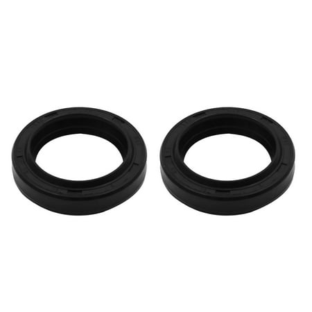2pcs Black Motorcycle Front Fork Oil Seal 45 x 32 x 10mm for Yamaha