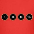 thumbnail image 3 of CafePress - 100 Percent Typewriter Keys T Shirt - Dark T-Shirt Kids XS-XL, 3 of 4