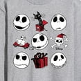 thumbnail image 3 of The Nightmare Before Christmas - Jack Christmas Grid - Men's Long Sleeve T-Shirt, 3 of 5