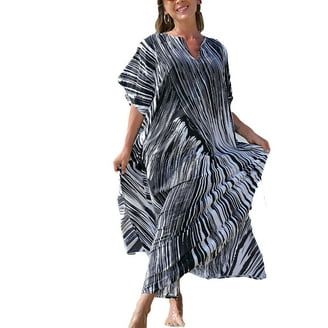 chinese dress ladies Lands' End Womens UPF50 Sun Protection Hooded Mini Swim Cover-Up Dress Deep  Sea Navy Mini Stripe Regular X-Small at Amazon Women's Clothing store main image 0