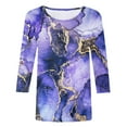 thumbnail image 4 of Pompotops T-shirt à Manches Courtes Col Rond Mode Été pour Femmes Liquidation, 4 of 5