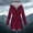 Wine, variant on Women's Travel Friendly Mid Length Rain Jacket Waterproof Windproof Hooded Drawstring Waist with Flap Pockets Striped Lined Coat for Vacation Yellow