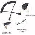 thumbnail image 5 of 2.5mm to Male Flash PC Sync Cable, Camera Flash Trigger Cord (100cm)24052610, 5 of 5